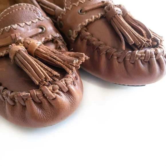 EUC Patricia Nash Domenica Leather Tassel Loafers - Picture 4 of 6